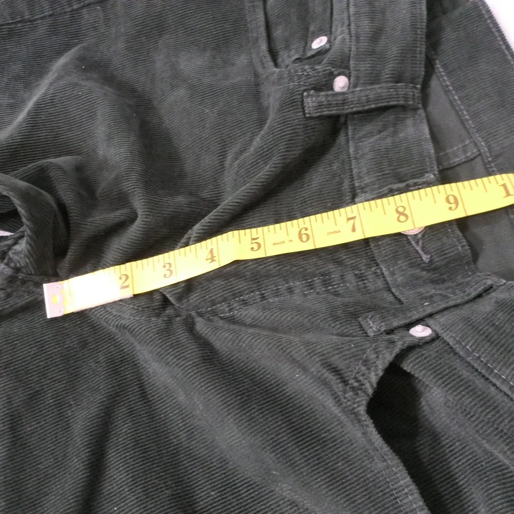 Levi Men 511 Corduroy Pants W32 L30 Green Slim Fit Heritage Rugged Earthy Preppy